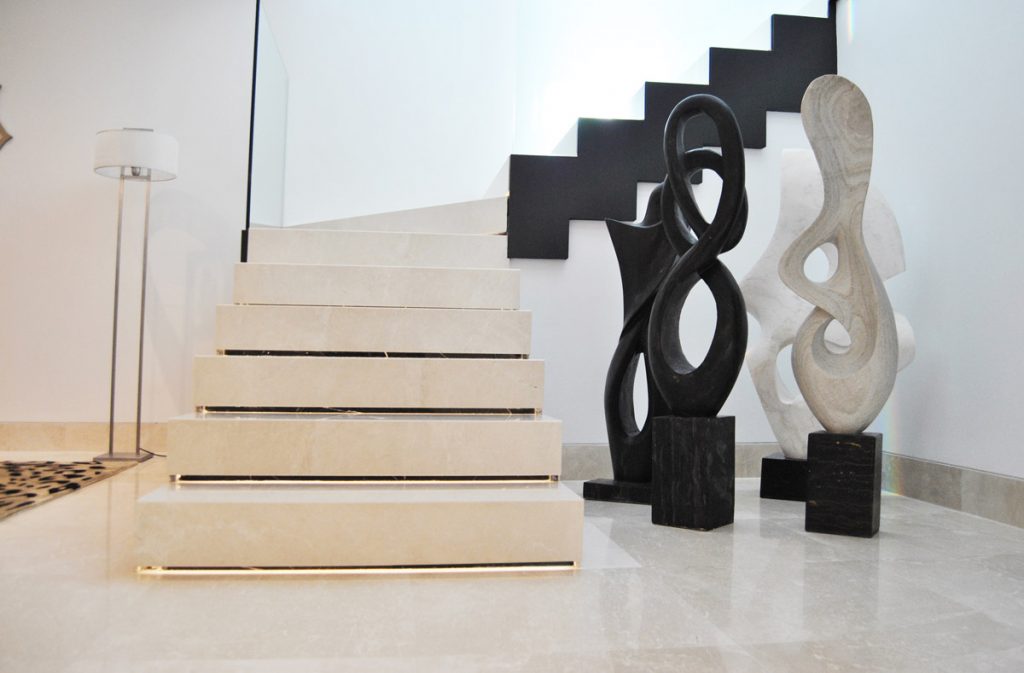 Types of beige marble